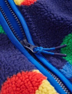 Cosy Borg Jacket-Twilight Blue Planets-Boden New