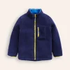 Cosy Windproof Fleece-College Navy-Boden Outlet