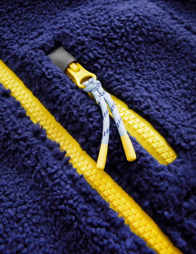Cosy Windproof Fleece-College Navy-Boden Outlet
