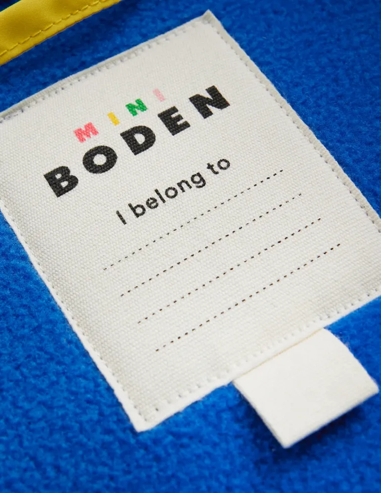 Cosy Windproof Fleece-College Navy-Boden Outlet