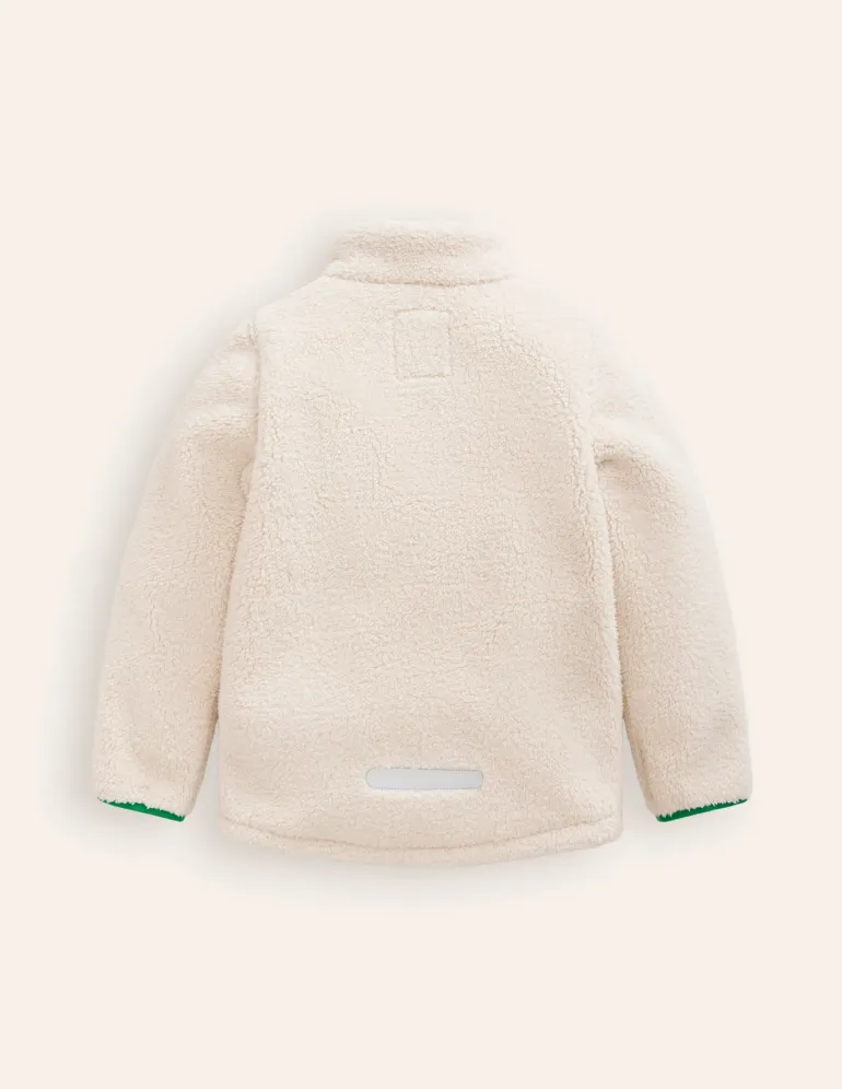 Cosy Windproof Fleece-Natural Sherpa-Boden New