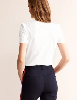 Cotton Puff Sleeve T-Shirt--Boden Best