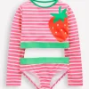 Cropped Rash Vest Set-Strawberry Stripe-Boden Store