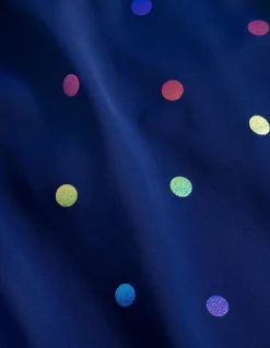 Cross-Back Tankini Top-Navy Rainbow Confetti Spot-Boden Sale