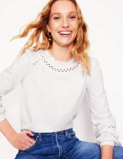 Daisy Long Sleeve Top--Boden Fashion