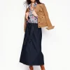 Denim Maxi Skirt-Indigo Rinse-Boden Clearance