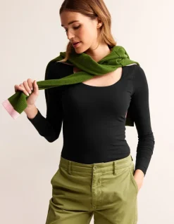 Double Layer Scoop Long Sleeve--Boden New