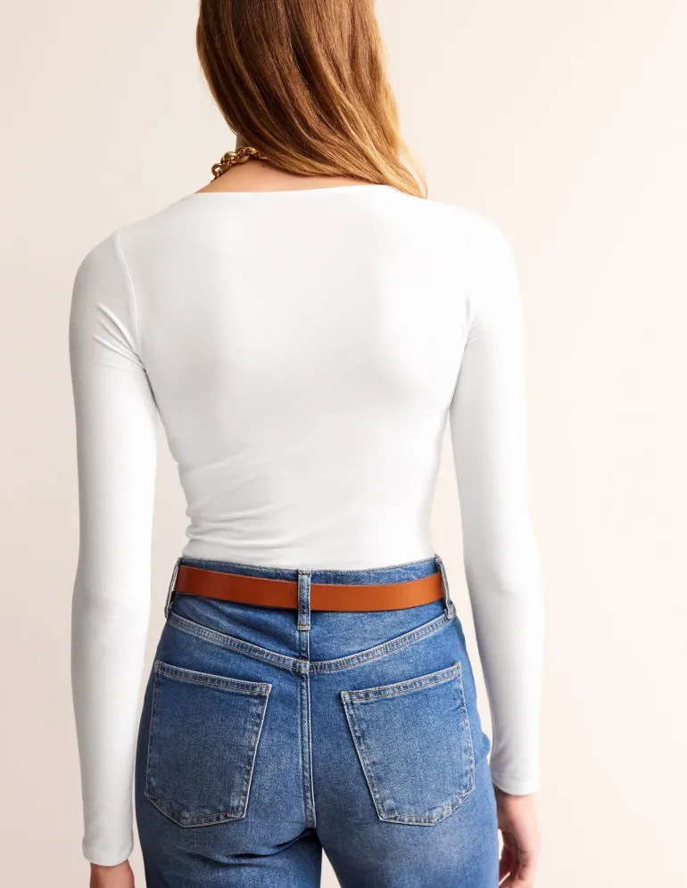 Double Layer Scoop Long Sleeve--Boden Sale