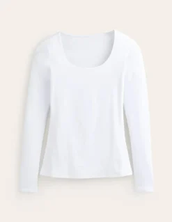 Double Layer Scoop Long Sleeve--Boden Sale
