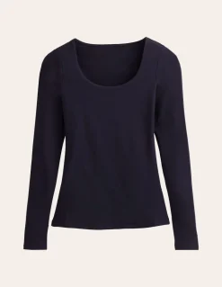 Double Layer Scoop Long Sleeve--Boden Store