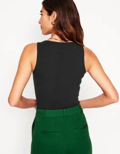 Double Layer Scoop Neck Vest--Boden Cheap