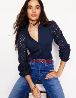 Eden Broderie Blouse--Boden Fashion