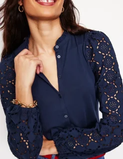 Eden Broderie Blouse--Boden Fashion