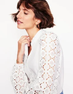 Eden Broderie Blouse--Boden Cheap