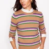 Edie Fair Isle Sweater-Camel Diamond-Boden Outlet