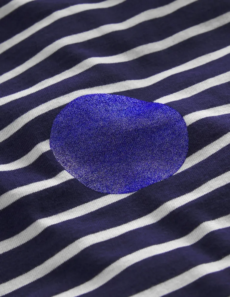 Ella Breton-Sapphire Blue Foil spot-Boden Store