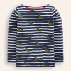 Ella Breton-Starboard Blue/ Ivory Festive-Boden Sale