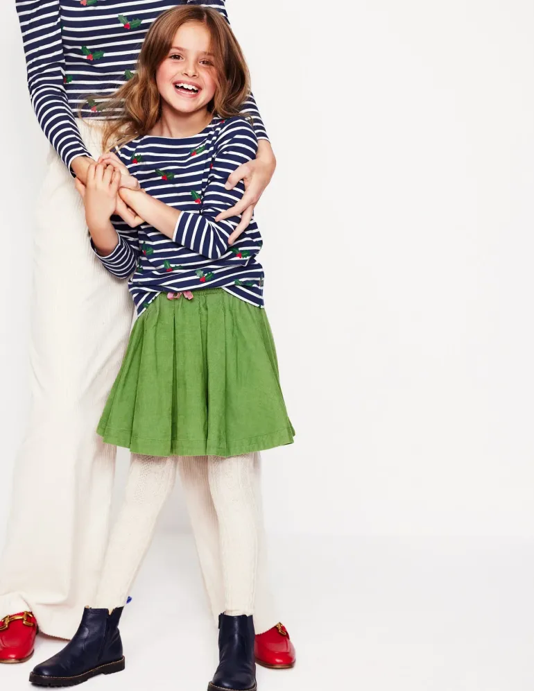 Ella Breton-Starboard Blue/ Ivory Festive-Boden Sale