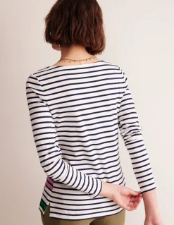 Ella Long Sleeve Breton-Multi, Sunshine Pop-Boden Best Sale