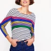 Ella Long Sleeve Breton-Rainbow Curve Breton-Boden Shop