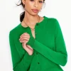 Emilia Cotton Crew Cardigan-Rich Emerald-Boden Discount