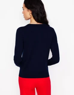 Emilia Cotton Crew Cardigan--Boden Discount