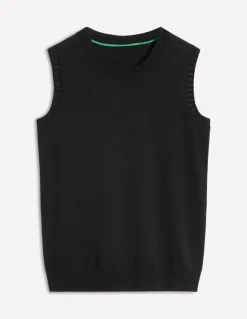 Emilia Cotton Crew Neck Vest--Boden Hot