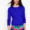 Emilia Cotton Crew Sweater--Boden Outlet