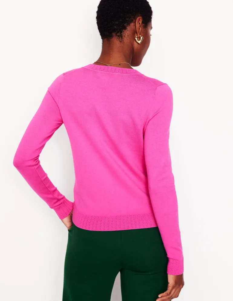 Emilia Cotton Crew Sweater--Boden Flash Sale