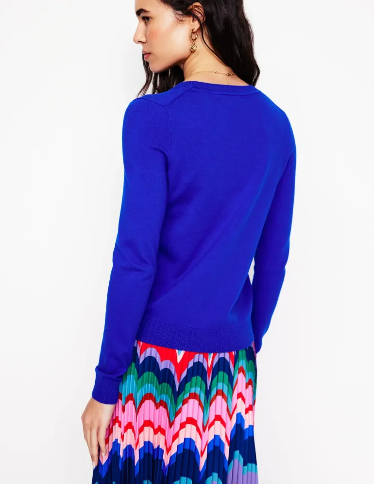 Emilia Cotton Crew Sweater--Boden Outlet