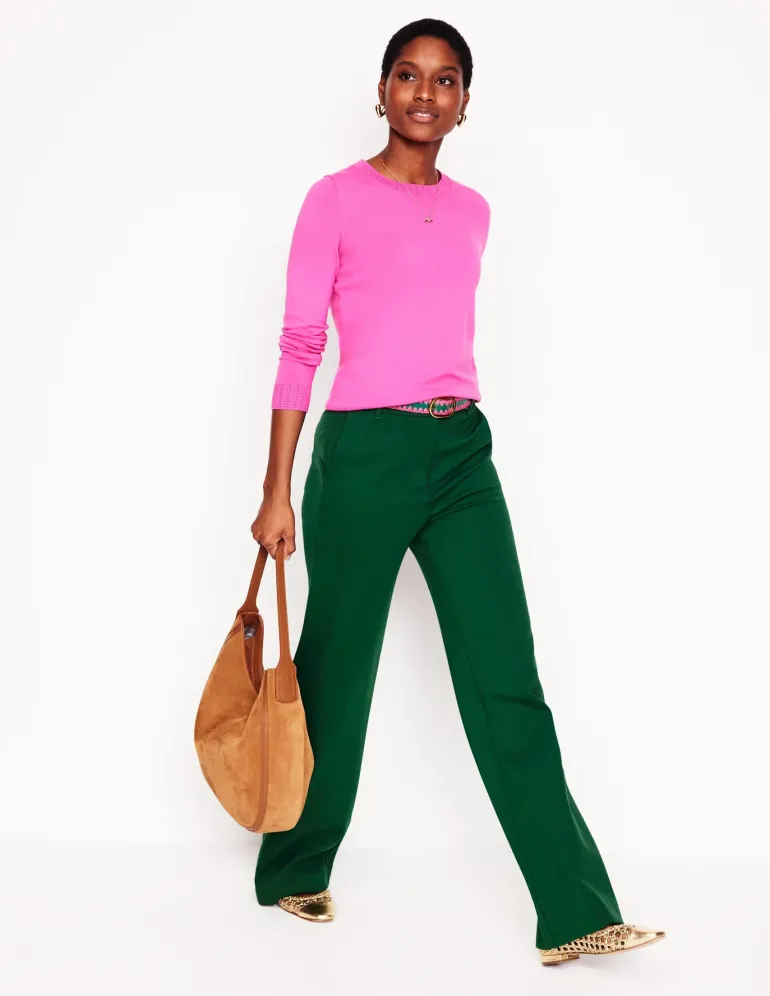 Emilia Cotton Crew Sweater--Boden Flash Sale