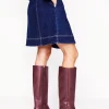 Erica Knee High Leather Boots-Oxblood Leather-Boden Sale