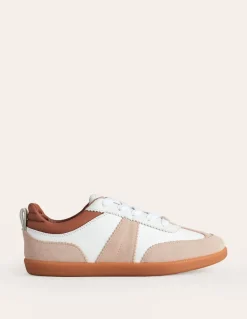 Erin Retro Tennis Sneakers-White Mix-Boden Sale