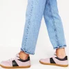 Erin Retro Tennis Trainers-Vintage Mauve/Navy-Boden Best