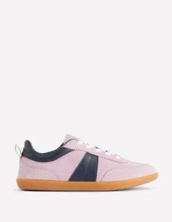 Erin Retro Tennis Trainers-Vintage Mauve/Navy-Boden Best