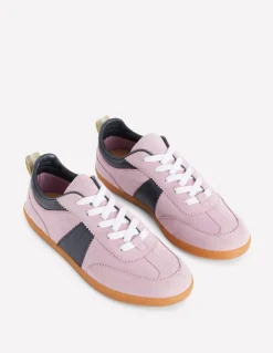 Erin Retro Tennis Trainers-Vintage Mauve/Navy-Boden Best