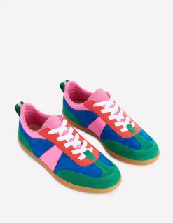 Erin Retro Tennis Trainers-Multi Colourblock-Boden Flash Sale