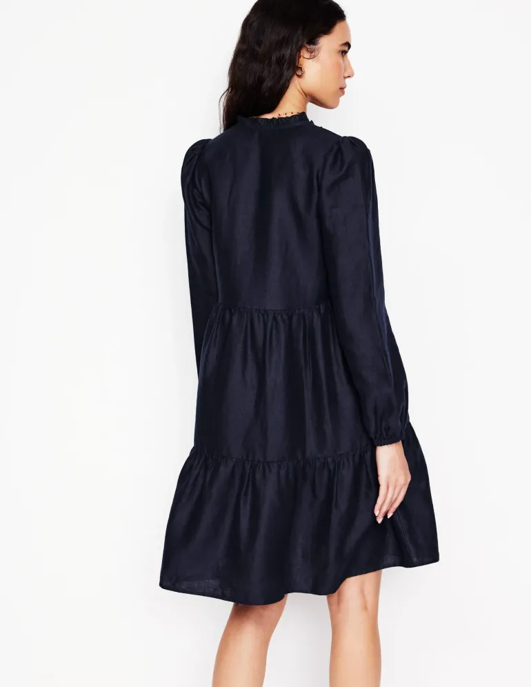 Esme Linen Short Dress--Boden Clearance