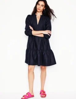 Esme Linen Short Dress--Boden Clearance