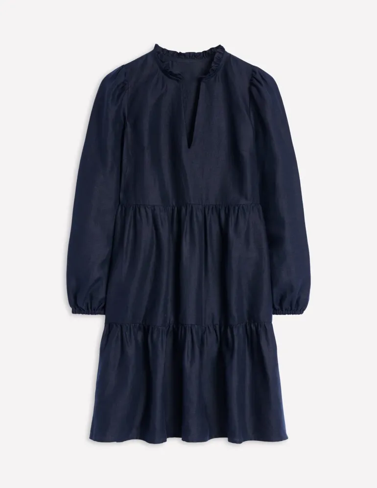 Esme Linen Short Dress--Boden Clearance