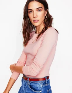 Essential Boat-Neck Jersey Top--Boden Online