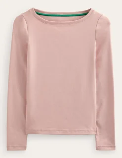 Essential Boat-Neck Jersey Top--Boden Online
