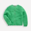 Essential Crew Neck Cardigan-Sapling Green-Boden Store