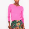 Eva Cashmere Boat Neck Sweater-Pink Tourmaline-Boden Hot