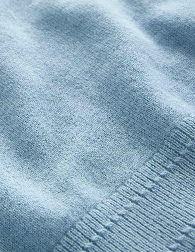Eva Cashmere Boat Neck Sweater-Tourmaline Blue-Boden Hot