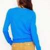 Eva Cashmere Crew Cardigan-Cerulean Blue-Boden Cheap