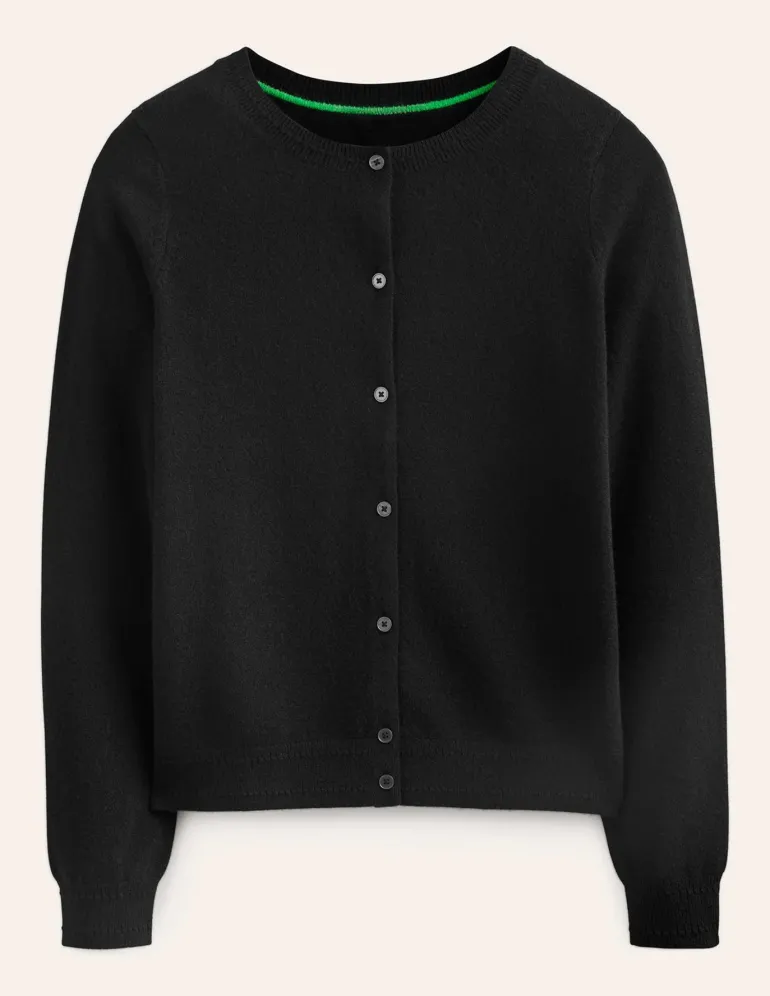 Eva Cashmere Crew Cardigan--Boden Cheap