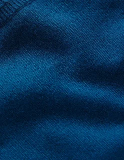 Eva Cashmere Crew Neck Jumper-Harbour Blue-Boden Online