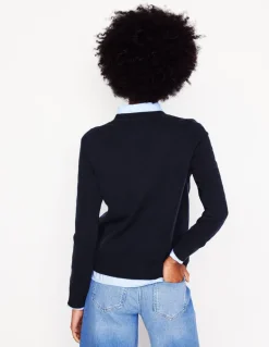 Eva Cashmere Crew Neck Sweater--Boden Clearance