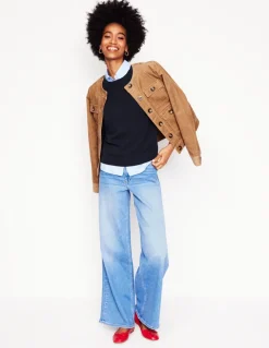 Eva Cashmere Crew Neck Sweater--Boden Clearance